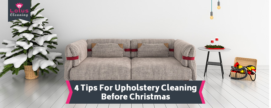 Upholstery Cleaning Before Christmas