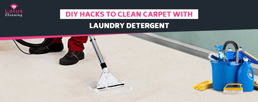 Clean Carpet with Laundry Detergent